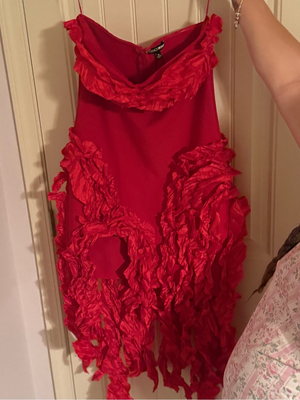 Fashion Nova Vibrant Red Knit Top - Picture 3 of 7